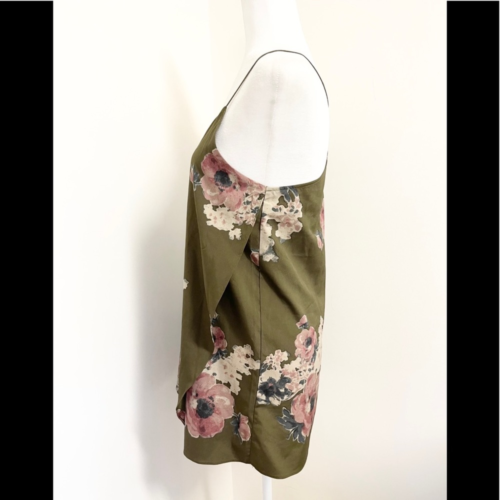 Gorgeous Free People army green floral slip dress! - Picture 5 of 9